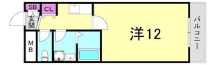 心斎橋駅 徒歩7分 9階の物件間取画像